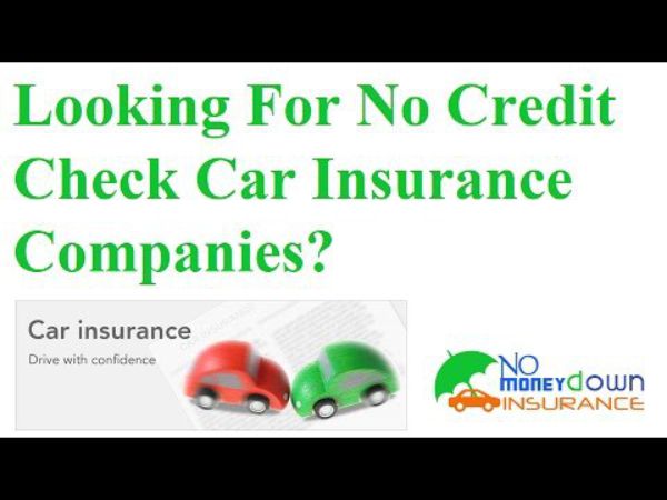 How to Find Car Insurance with No Credit Check Quote, Coverage, Policy