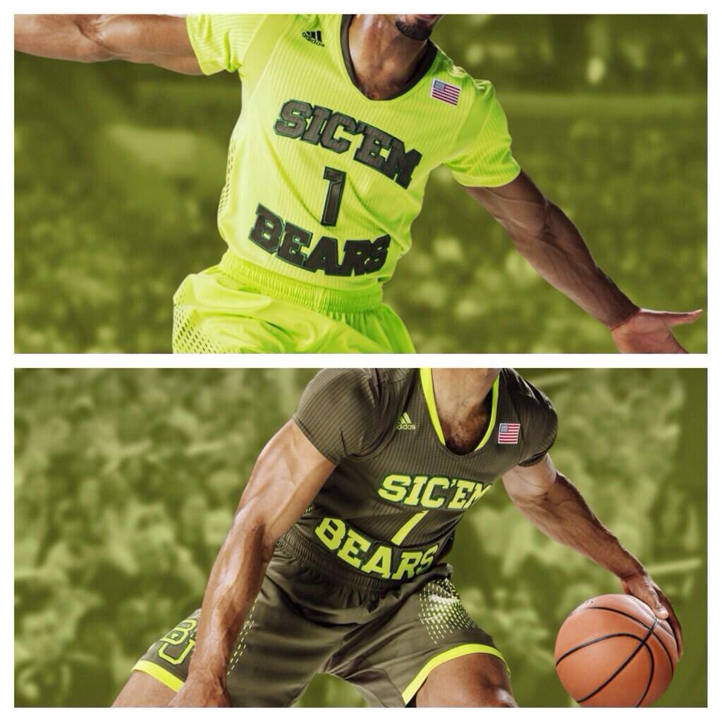 Baylor's new basketball uniforms.
