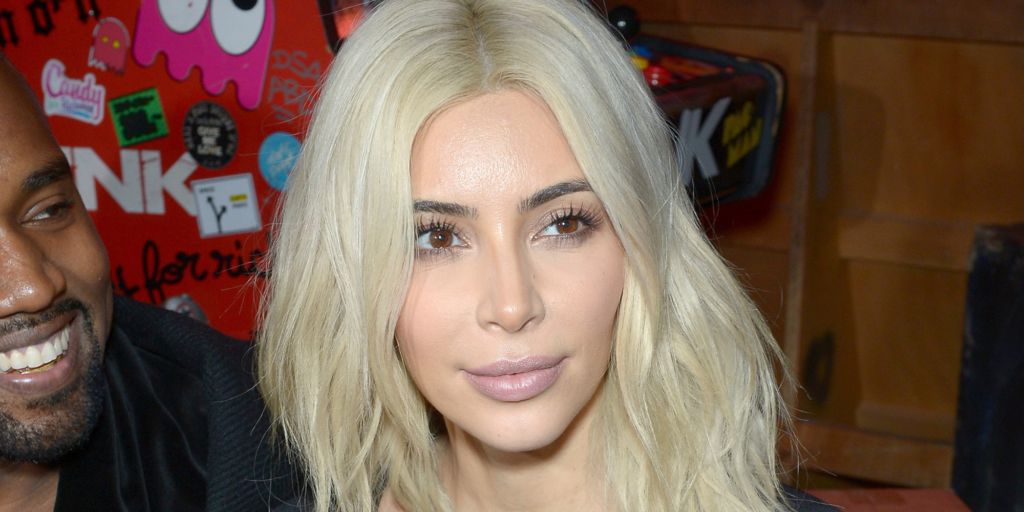 Kim K Goes Even Lighter Than Platinum Blonde