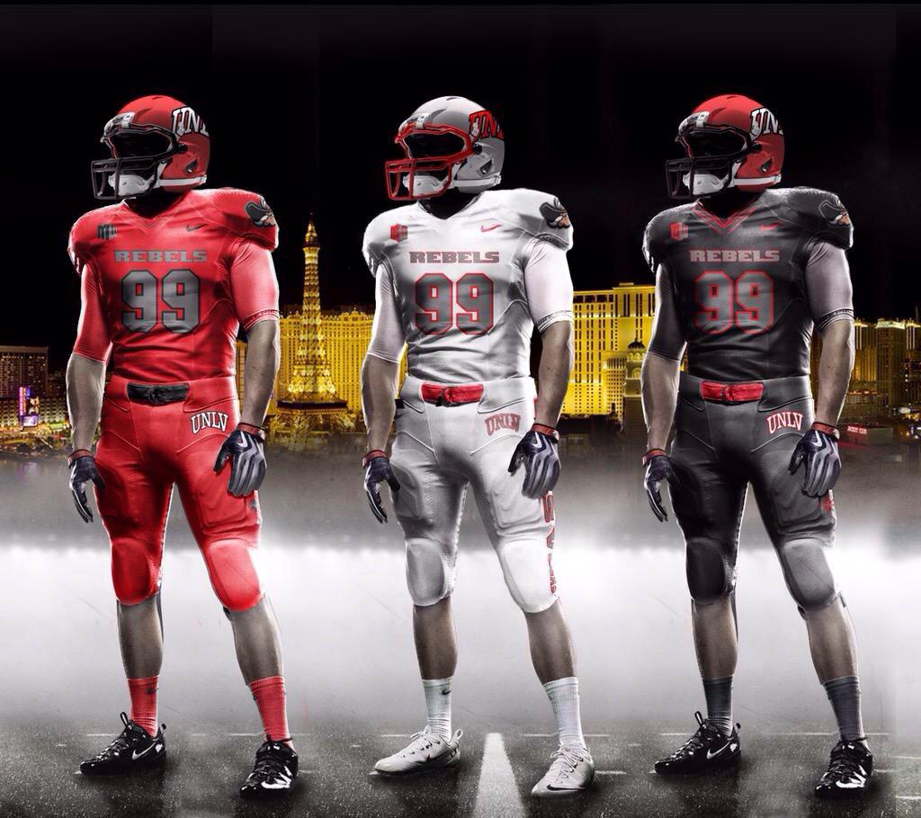 UNLV new football uniforms