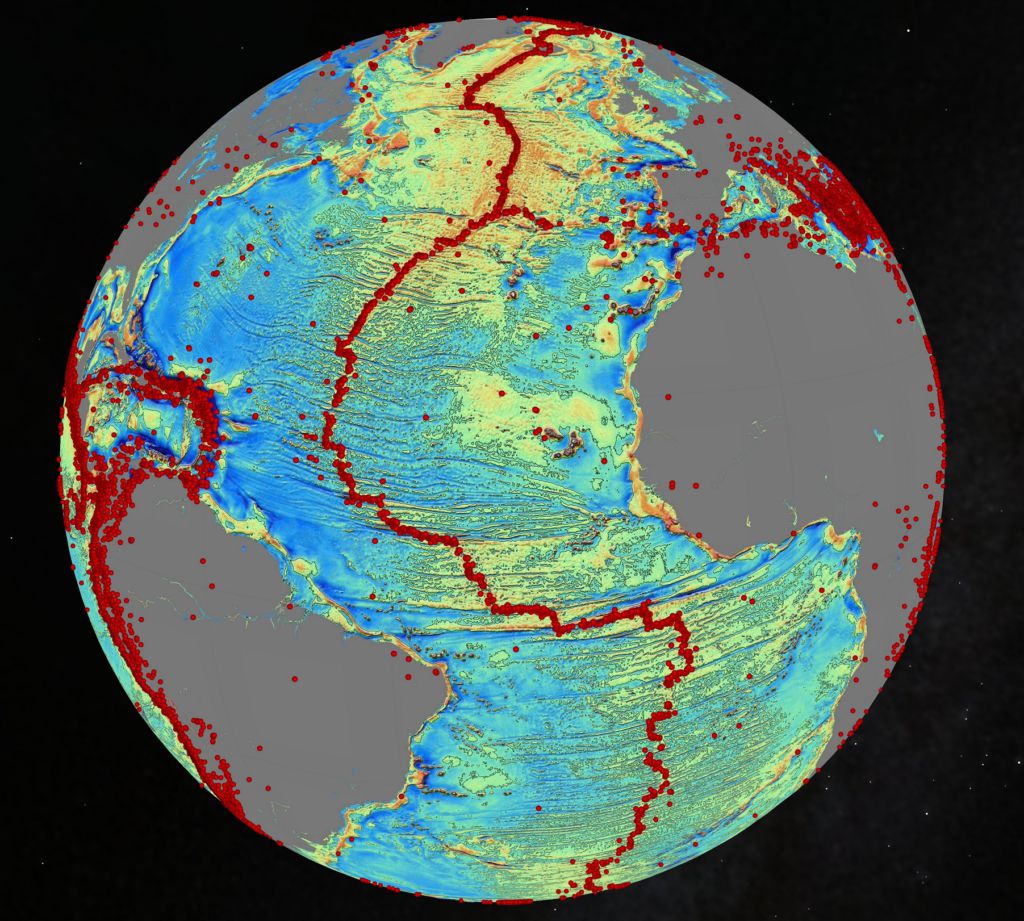 Thousands of undersea volcanoes revealed in new map of ocean floor ...