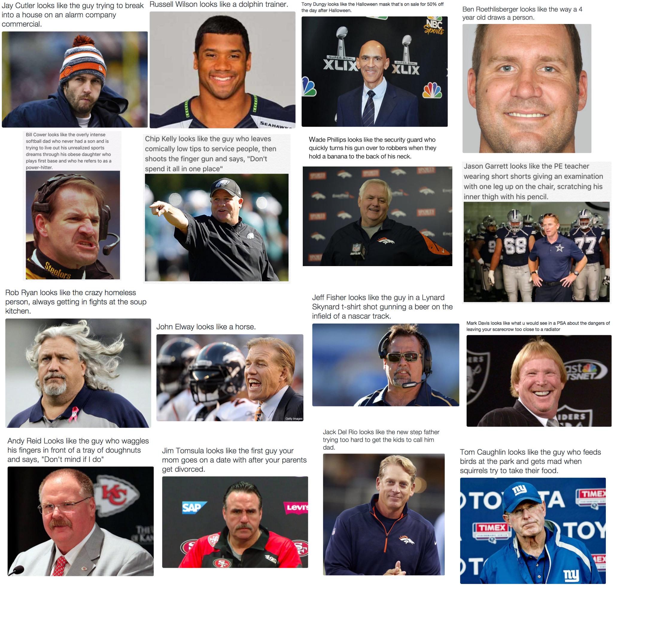 Hilarious List Of "What He Looks Like" Comparisons With NFL Players