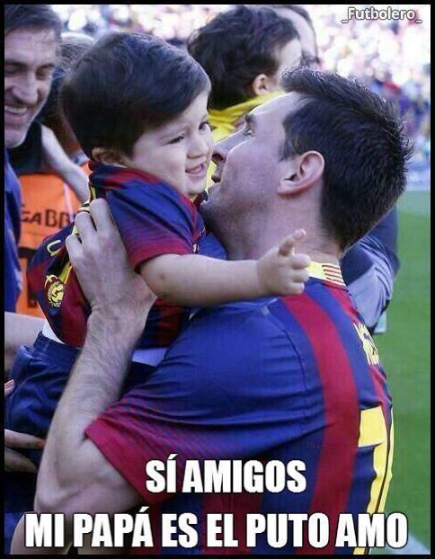 El hijo de Messi lo tiene muy claro.