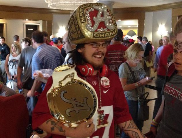alabama championship ring hat