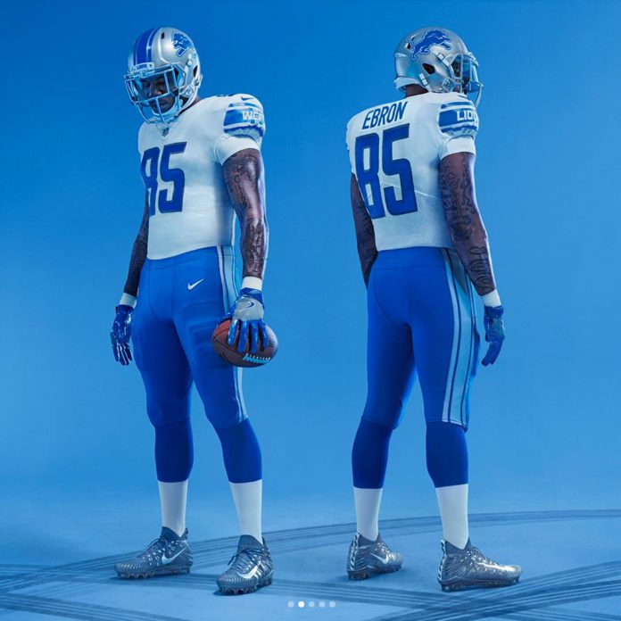 The Detroit Lions Unveiled Their New 2017 Uniforms Today