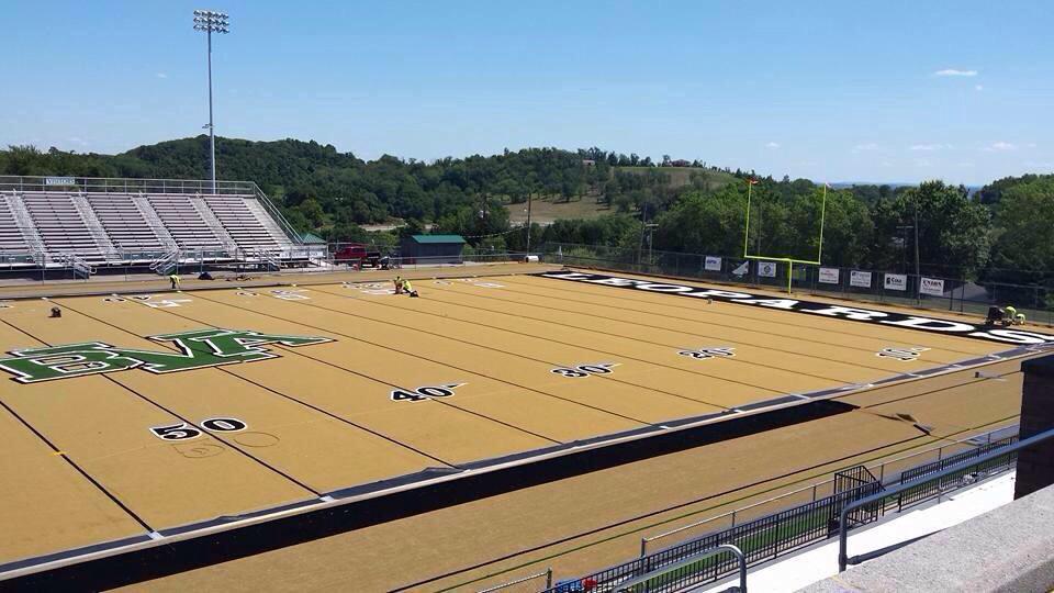 Pennsylvania high school adds gold turf to football stadium reportedly