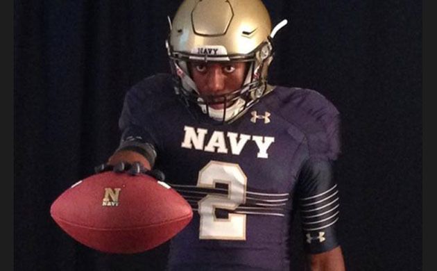 Navy unveils new Under Armour football uniforms