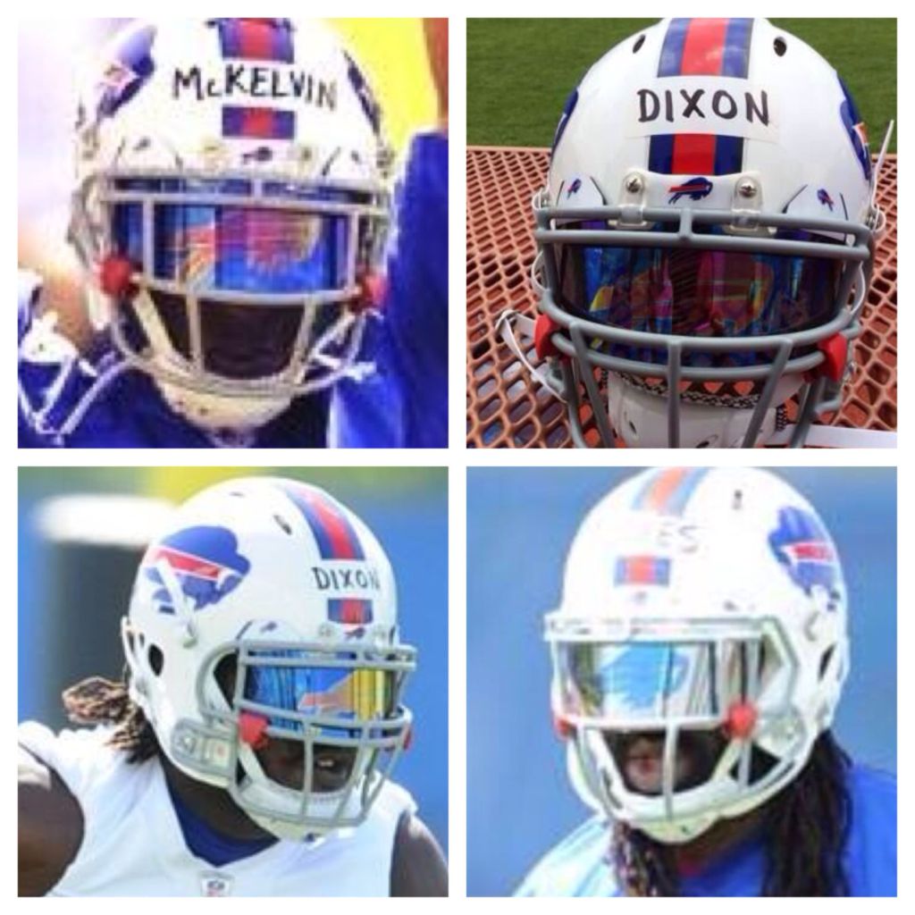 Buffalo Bills new visors.