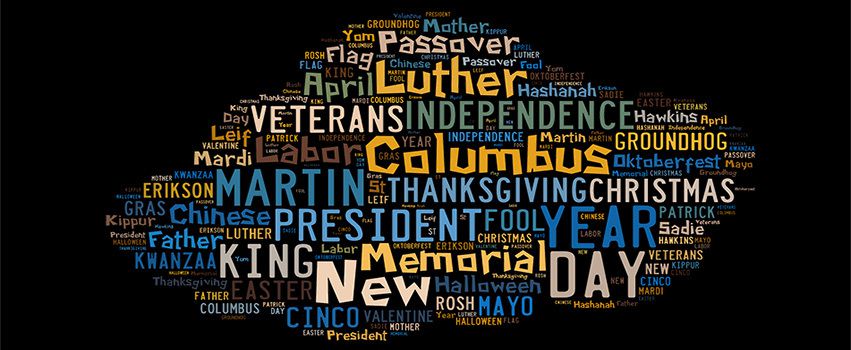 Which Month Has The Most Federal Holidays?