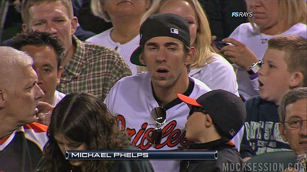 Michael Phelps only hit a bong one time at that party...right? (From ...