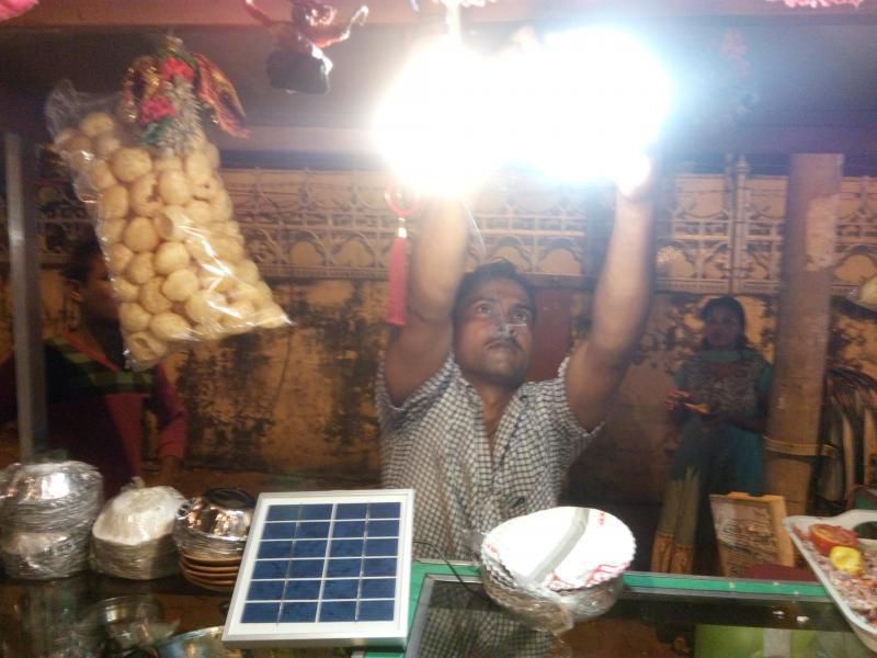 This Pani Puri wala goes green by using electricity from solar panel