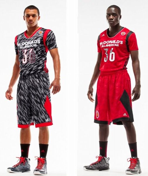 Adidas unveils the AllAmerican basketball uniforms