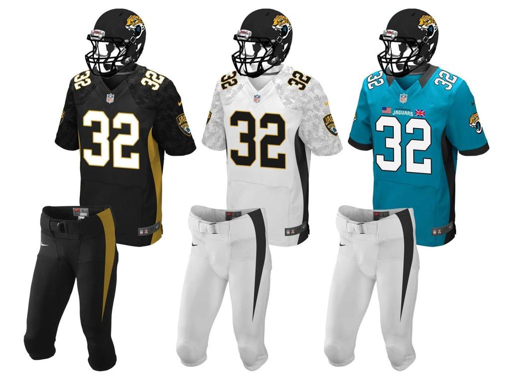 A very nice looking Jacksonville Jaguars new uniform concept. Must see!