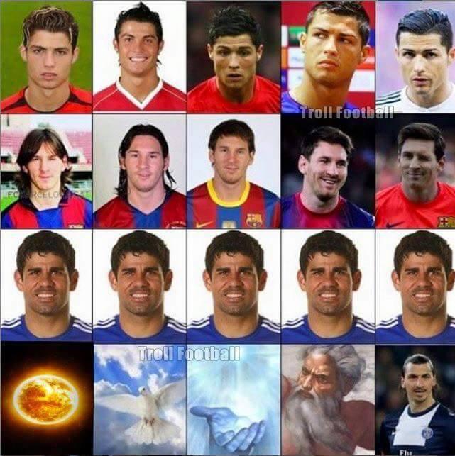 Evolution of footballers
