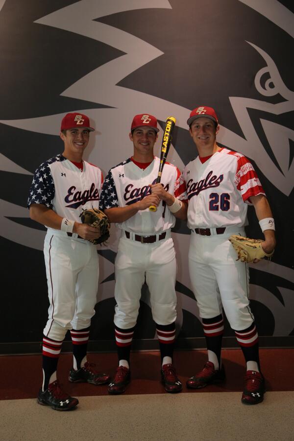 Boston College baseball will wear Under Armour USA uniforms.