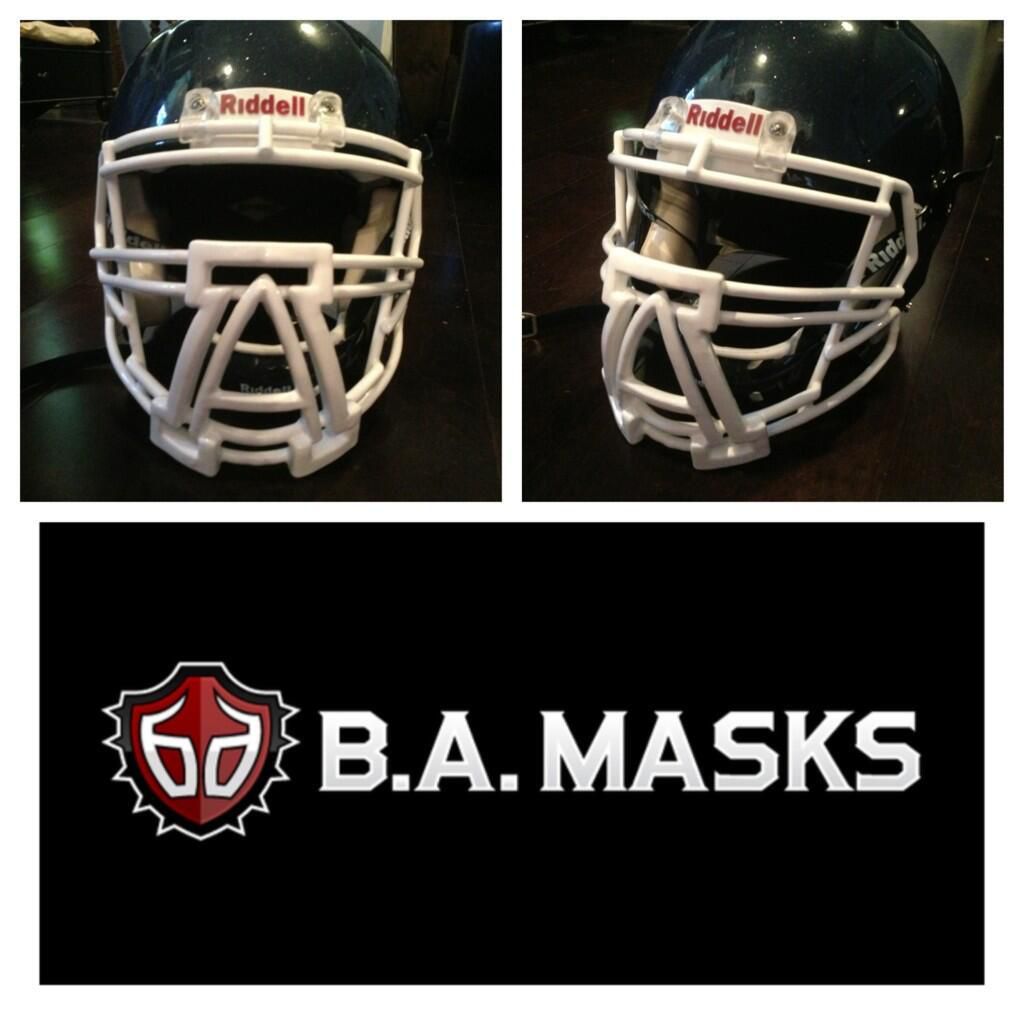 New football facemask from Badassmasks