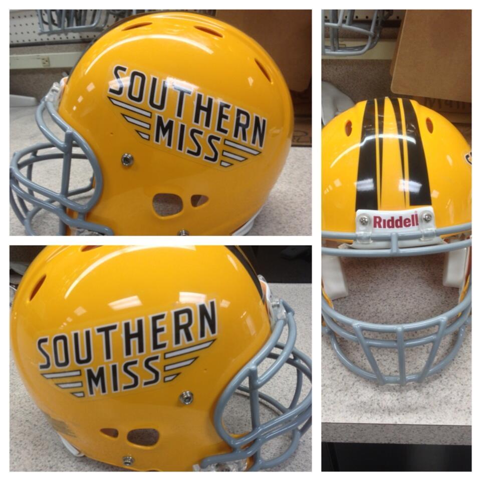 Southern Miss' new football helmet.