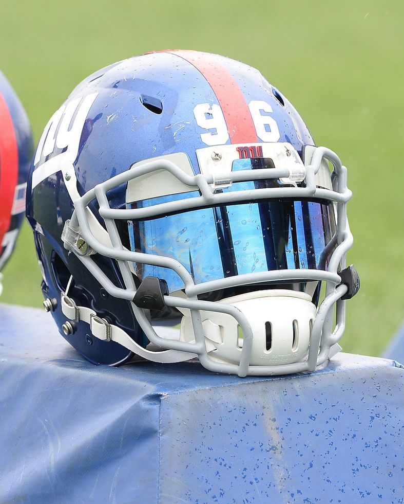 New York Giants DT Marvin Austin's facemask (via NFL)