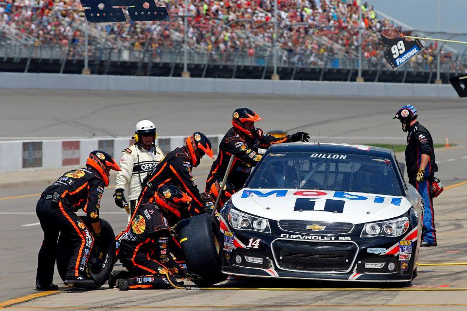 At Michigan International Speedway NASCAR.