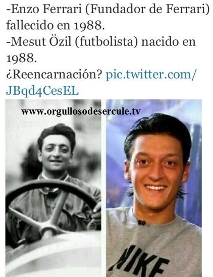 El Fundador De Ferrari Y Ozil Reencarnacion