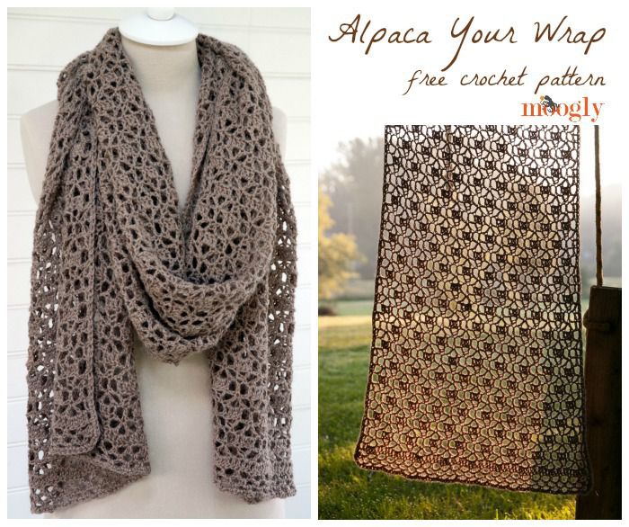 Alpaca Your Wrap: Free #Crochet Pattern on Moogly!