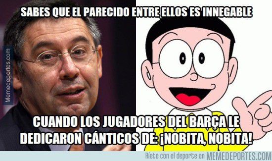 Nobita y Barto, parecidos razonables