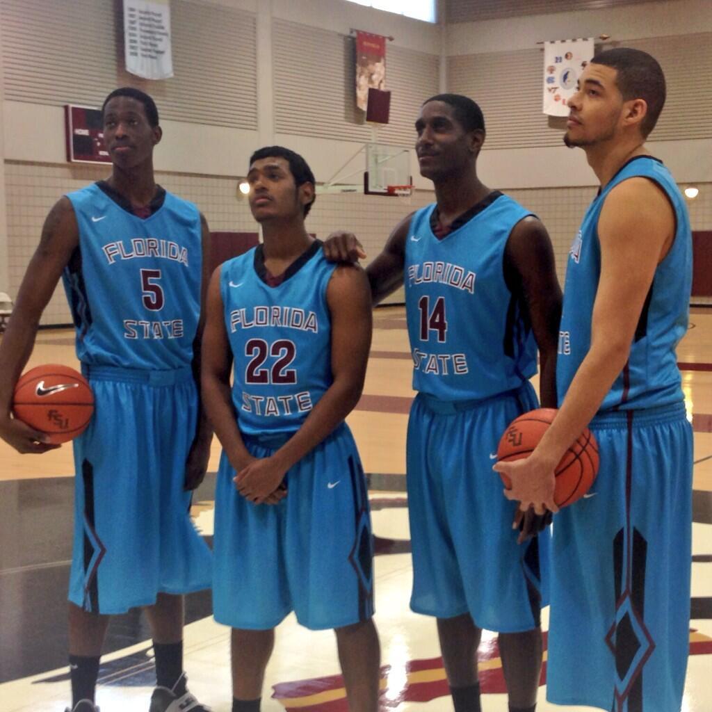 fsu basketball blue uniforms