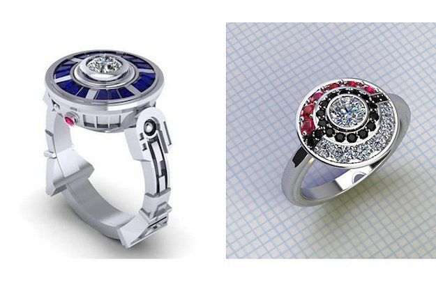 Engagement rings for geeks