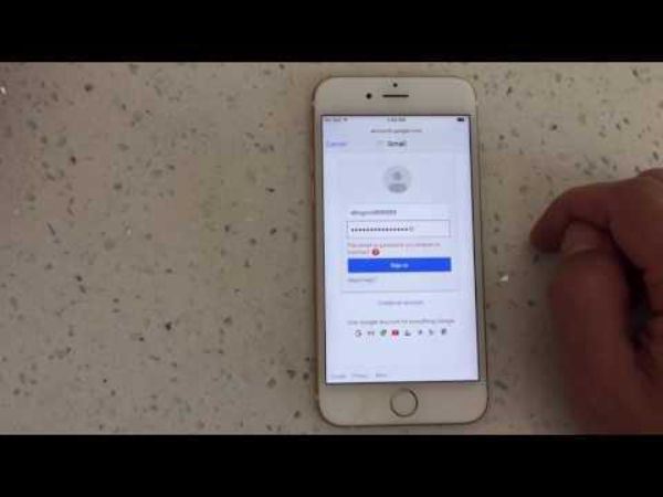 How to create gmail account on iphone?