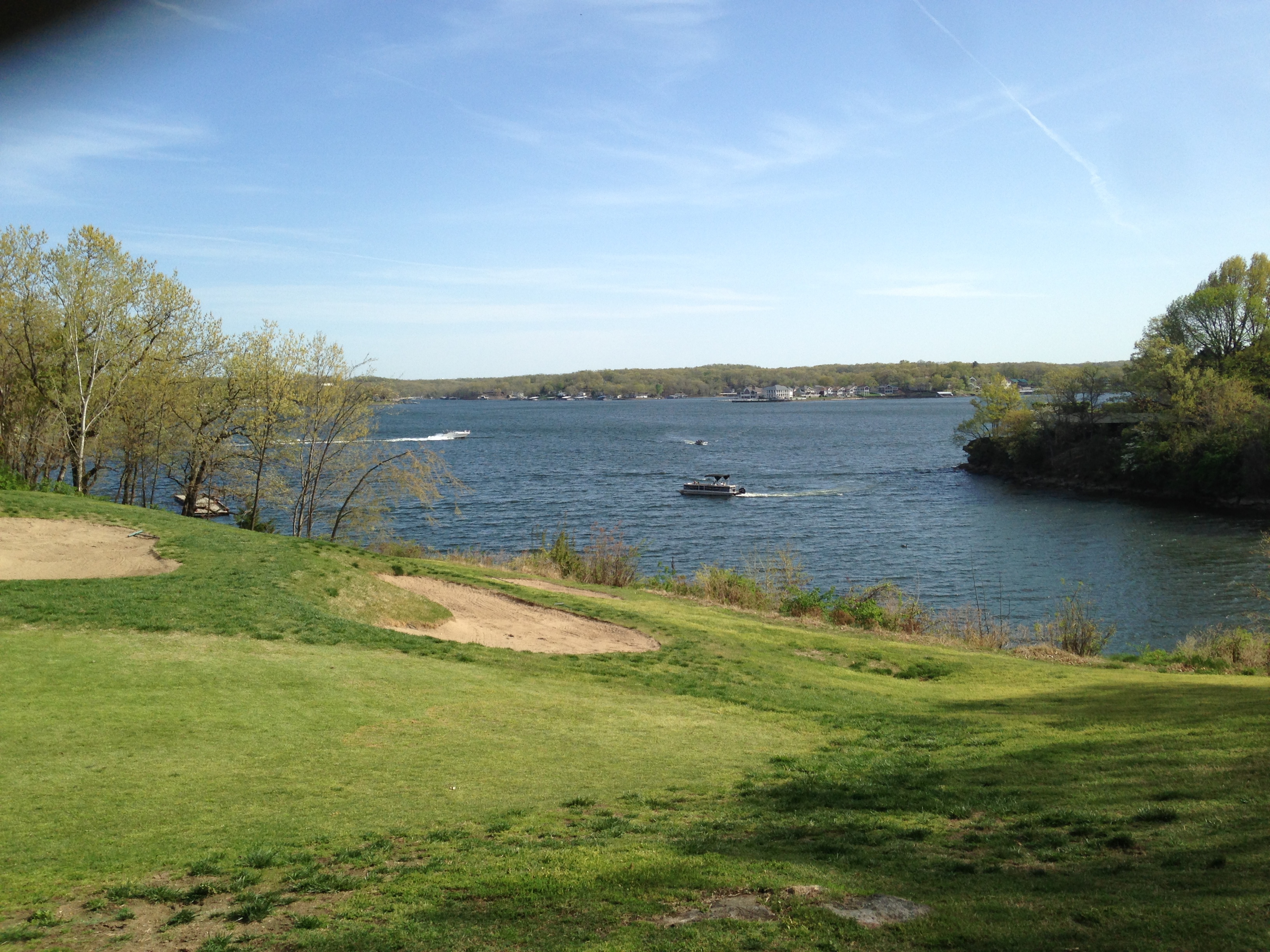 View from hole 4 at The Cove Course, Lake of the Ozarks. w/ Caleb