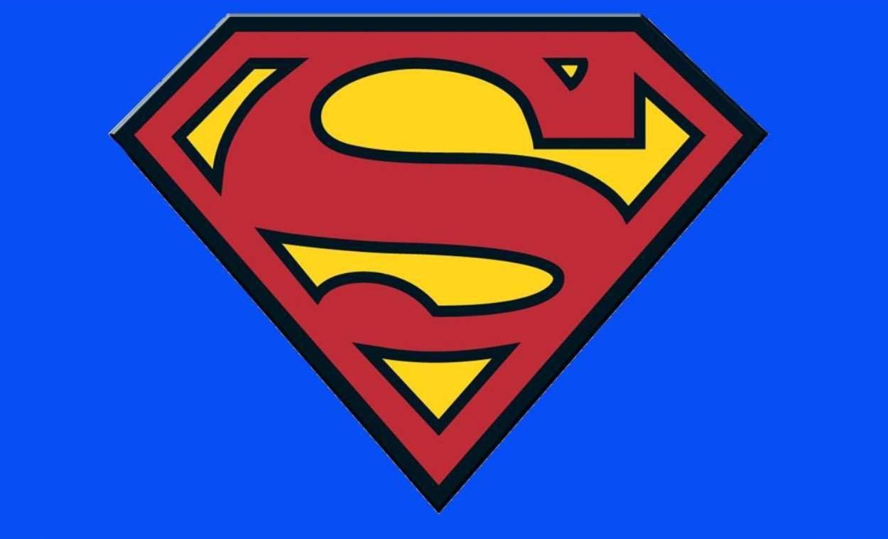 e at with symbol Hero American Jewish Superman