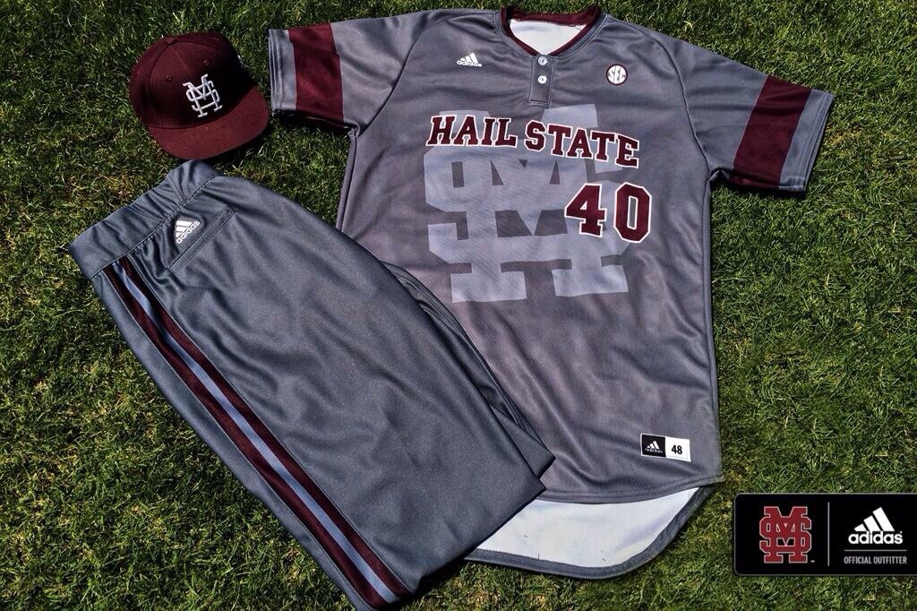 Mississippi State's new baseball uniforms.