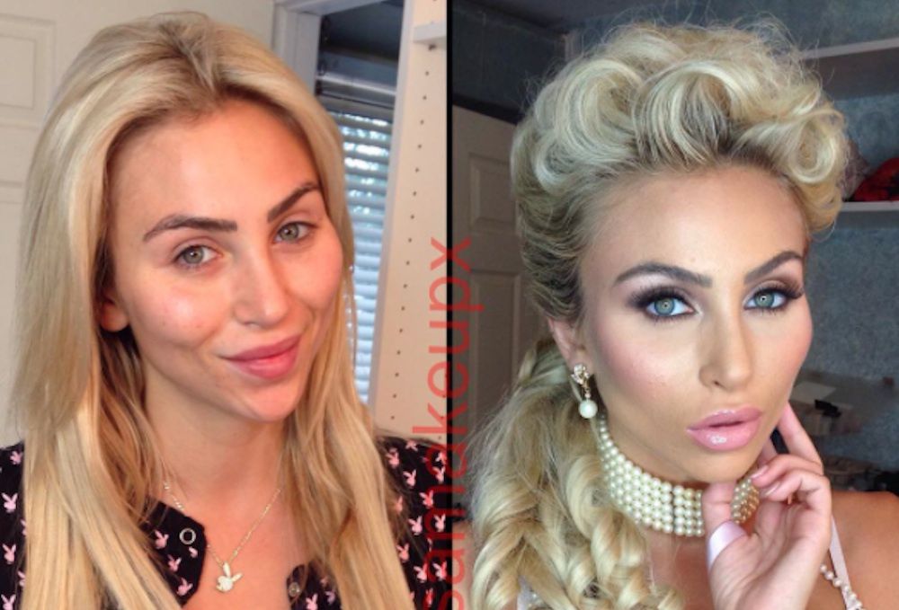 Makeup Artist Reveals What Porn Stars Look Like Before And After Makeup