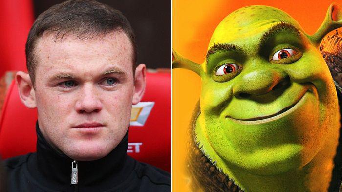 #1 Wayne Rooney & Shrek