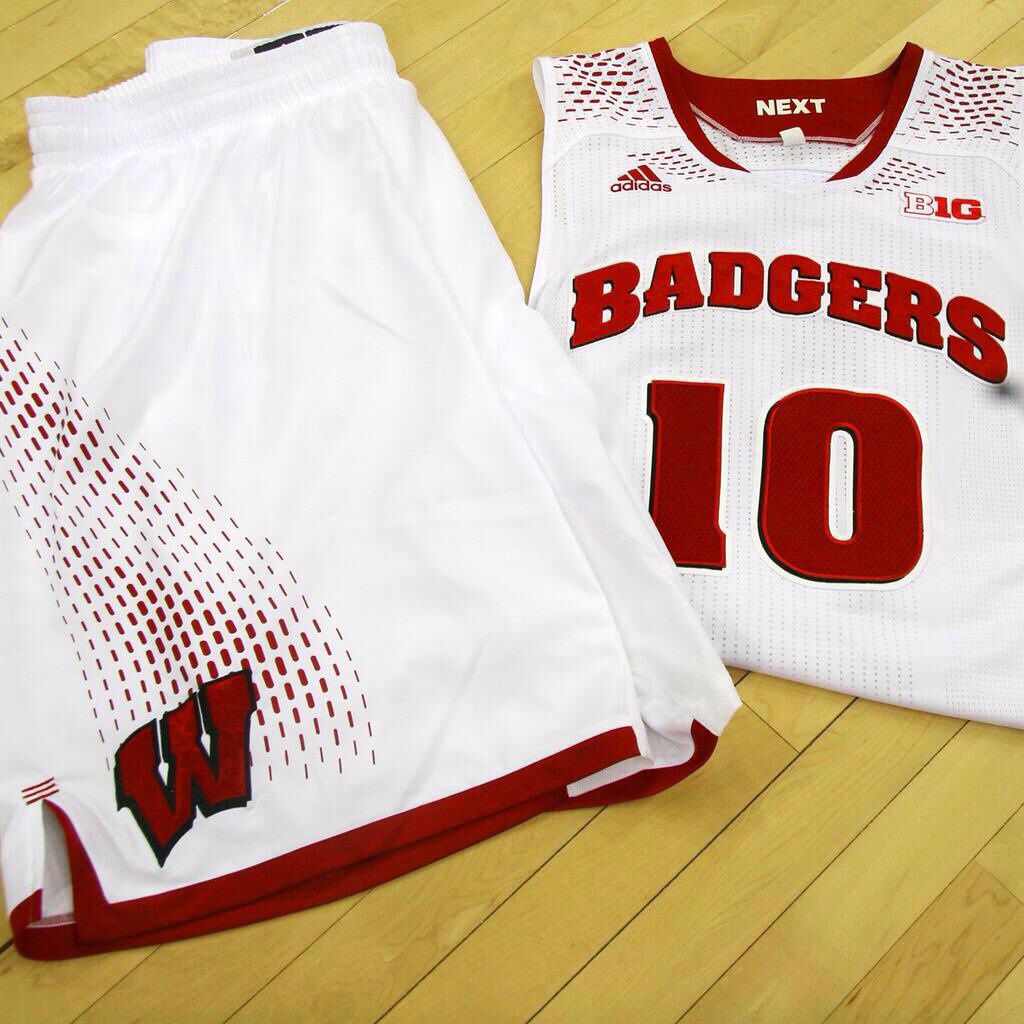 Wisconsin's new basketball uniforms.