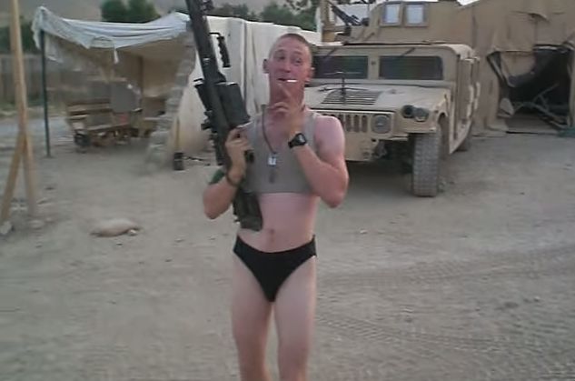 Soldier In Bikini Chases Chicken Around FOB With Barrett ...