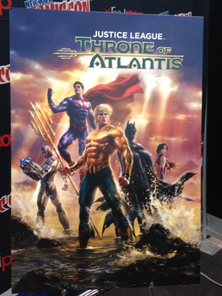 NYCC: Justice League: Throne of Atlantis cover art 
