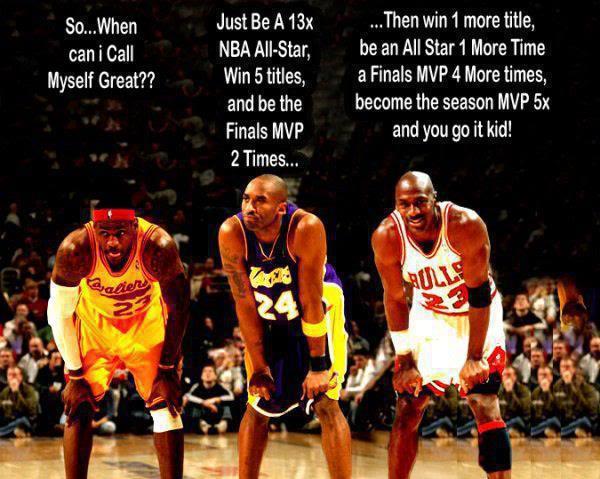 #LeBron #Kobe #Jordan