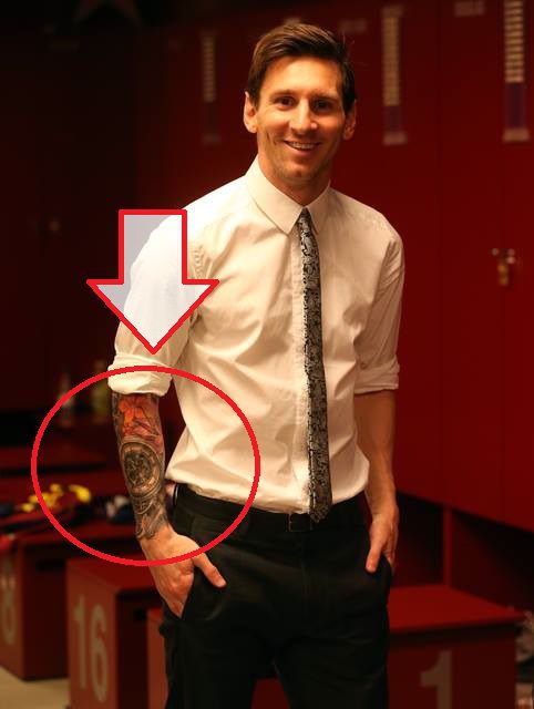 LEO Messi new tattoo