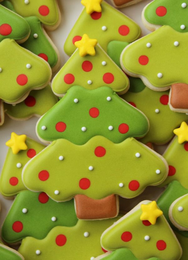 Christmas Tree Of Cookies Recipe — Dishmaps